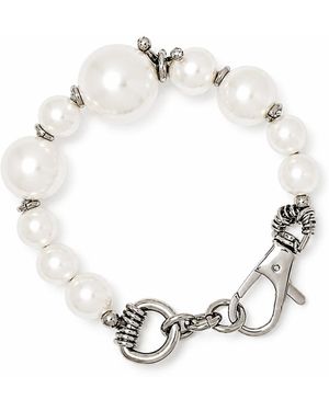 Kirei Core Wide Pearl Bracelet - Metallic