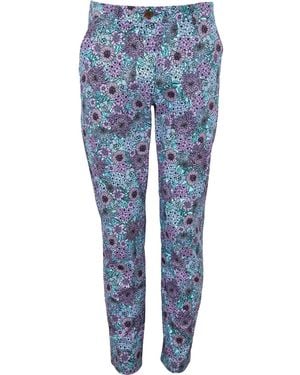 lords of harlech Jack Garden Party Pant - Blue