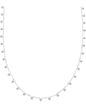 Von Treskow Beaded Ball Chain Necklace - Metallic