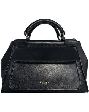 BELYSA Rachel Leather Crossbody - Black