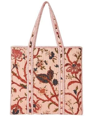 Conscious Yoga Collective The Floral Tote - Pink