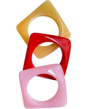Smilla Brav Bangle Farbklecks - Red