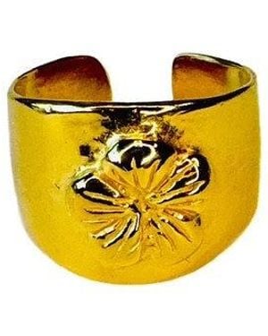 Lexi Jewelry Golden Plumeria - Yellow