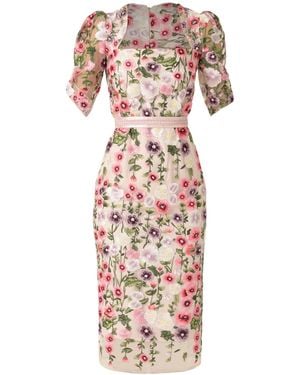 SACHA DRAKE Alyssium Midi Dress - Pink