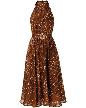 SACHA DRAKE Maple Midi Dress - Brown