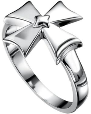 Tami&Tami Leclat Malte Cross Ring - Metallic