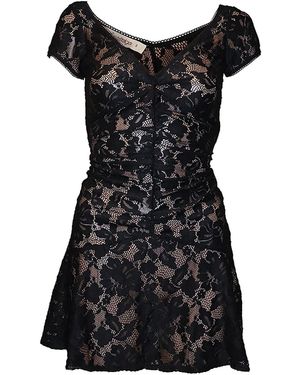 Love and Nostalgia Courtney Lace Dress - Black