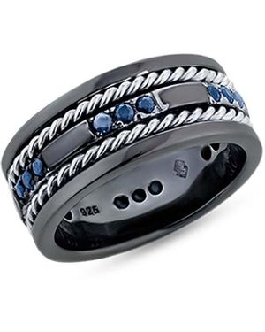 SALLY SKOUFIS Franco Ring With Natural Sapphires - Blue