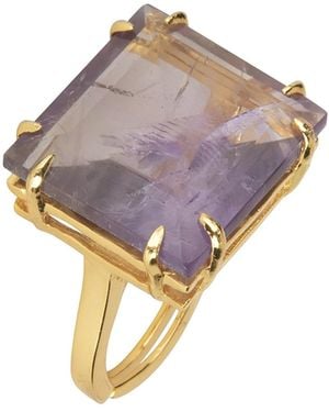 Bounkit Veronica Ring Amethyst - Grey