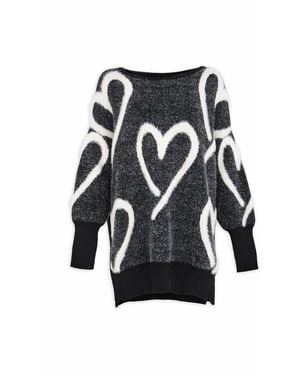 Saachi Whimsical Heart & Jumper - Black