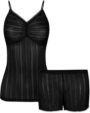 Oh!Zuza Lingerie Set: Top & Shorts - Black