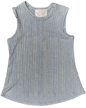 Lindsay Nicholas New York Laura Sleeveless Crew Neck - Blue
