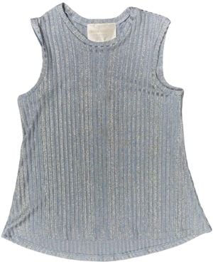 Lindsay Nicholas New York Laura Sleeveless Crew Neck - Blue