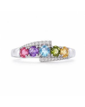 Ormiro Pocket Tourmaline Gemstone Ring - Pink