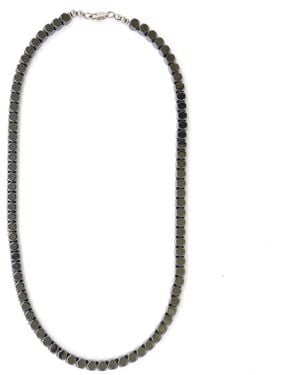 Shar Oke Gunmetal Hematite Necklace - Metallic