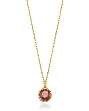LINYA JEWELLERY Cosmic Chain Zodiac Necklace Birthstone - Metallic