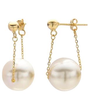 Minimalisa Concept Srl Giant Pearl Swing Earrings - Metallic