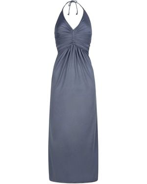 Chic by Lirette Halter Dress Natural - Blue