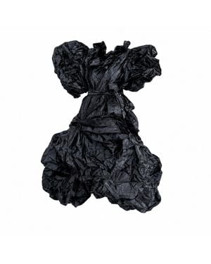 Miro Misljen Noir Sculptural Couture Dress - Black