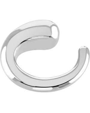 Lucy Quartermaine Chunky Drop Ear Cuff - Metallic