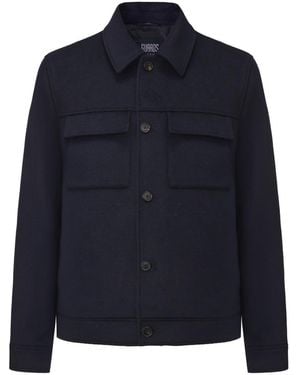 Guards London James Wool Short Jacket - Blue