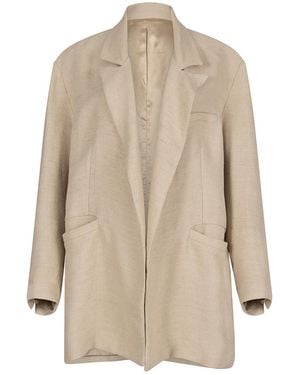 Clothes by Locker Room Relaxed Textured Coat - Natural