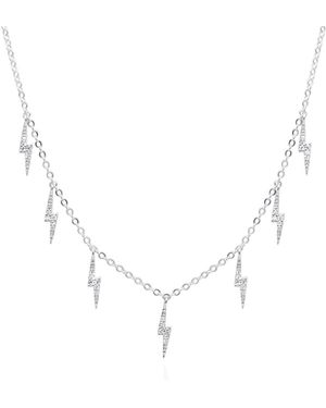 Luna Charles Beau Lightning Necklace - Metallic