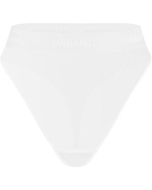 Zhilyova Hanna Total High-Waisted Thong - White