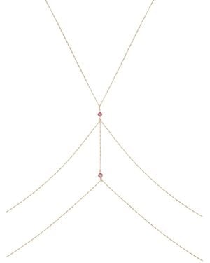 La Soula Jewelry Ariel Body Chains - White