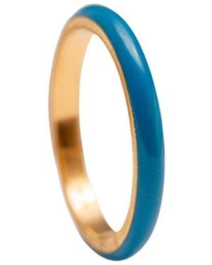 Claire Hill Designs Enamel Ring - Blue