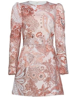 Justin Tong Hazel Mini Dress - Pink