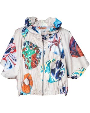 ARTISTA Neutrals Clearwater Cropped Zipped Jacket - Blue