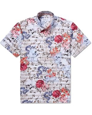 Blake Mill Vanitas Sonata Short Sleeve Shirt - Blue
