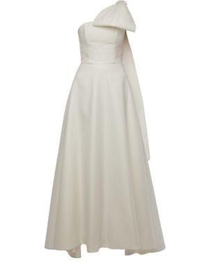 Baé Special Moments Eve Dress + Cape Bow - Gray