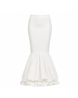 Mandragora Neutrals Zora Ecru Skirt - White