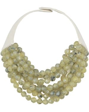 Fairchild Baldwin Neutrals Bella Marble Citrine Necklace - Green