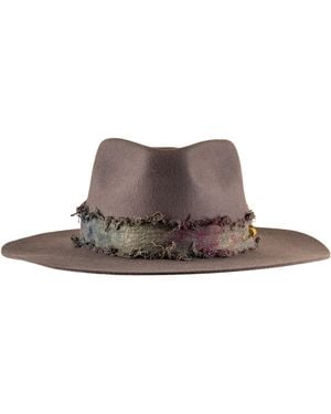 Shaded the Label Pendower Slate Fedora Hat - Brown