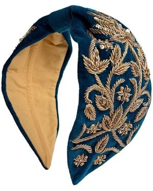 VETKA Velvet Headband - Blue