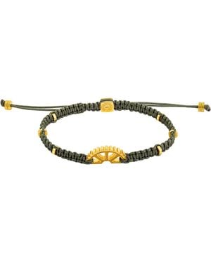 Tateossian Puzzle Gear Macrame Bracelet - Metallic