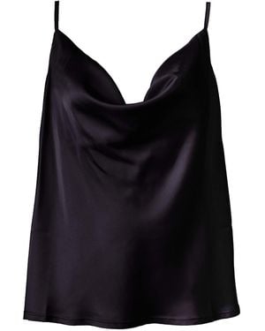 Noblesse Oblige Cowl Neck Camisole - Black