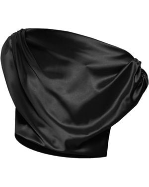 Angelika Jozefczyk Satin Blouse Livia - Black