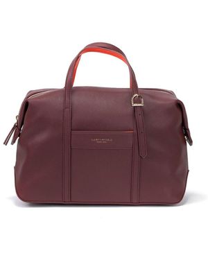 CAMPO MARZIO Roma 1933 Ariana Bowling Bag - Purple