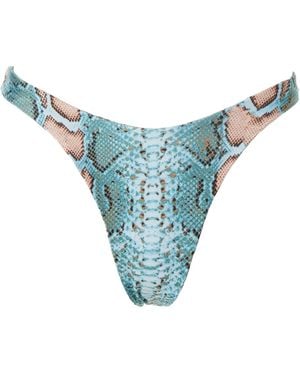 Siren Swimwear Siren Taylor Thong Bottoms - Blue