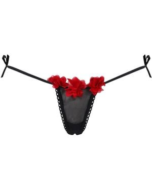 Belle -et-BonBon New Valentines Special Fifi Cherry Petal Thong - Red