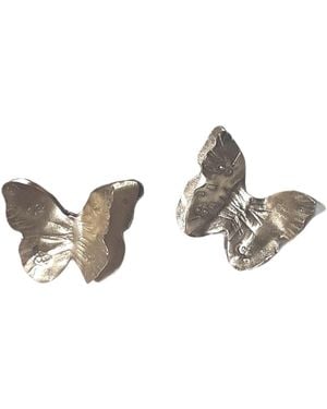 Lily Flo Jewellery Butterfly Earrings - Metallic