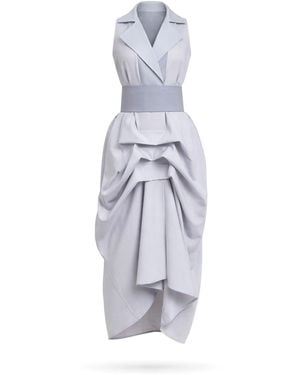 Lumina Eligma The Tuxedo Dress - Gray