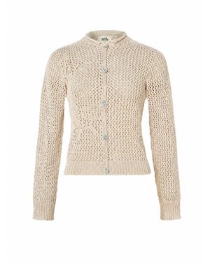 Par & Escala Solera Cardigan Off - Natural