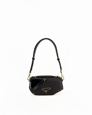 Pimpinicchio New York Dey Asymmetrical Shoulder Bag - Black