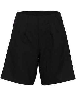 Zetaye Celeste Linen Cotton Short - Black
