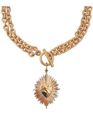 IN CAUDA VENENUM Apheia Necklace - Metallic